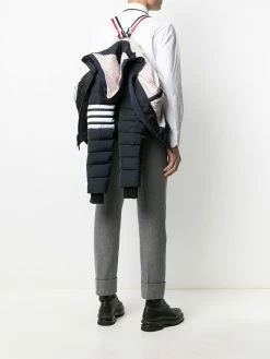 Thom Browne 4-Bar stripe padded jacket