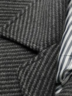 Thom Browne twill cashmere overcoat