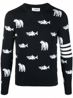 Thom Browne fish bear jumper