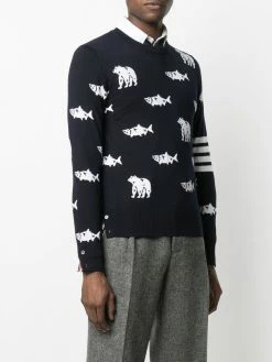 Thom Browne fish bear jumper