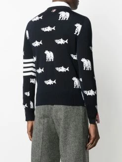 Thom Browne fish bear jumper
