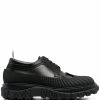 Thom Browne stripe-detail leather brogues