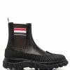 Thom Browne RWB stripe ankle boots