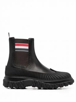 Thom Browne RWB stripe ankle boots