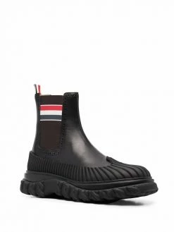 Thom Browne RWB stripe ankle boots