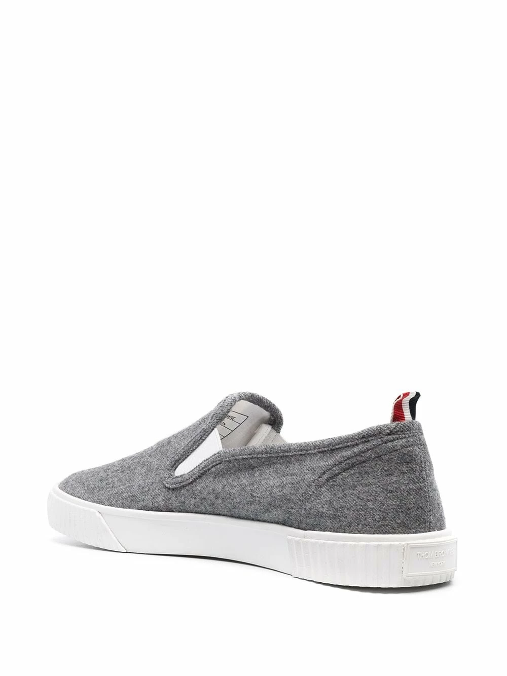 Thom Browne Grosgrain trim low top sneakers slip-on of men 3 Thom Browne grosgrain trim low-top sneakers