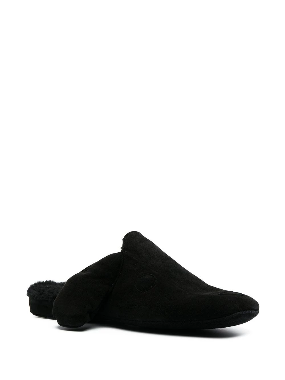 Thom Browne Stitched suede slippers of men 2 Thom Browne stitched suede slippers