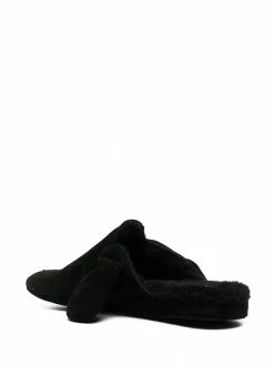 Thom Browne Stitched suede slippers of men 6 Thom Browne stitched suede slippers