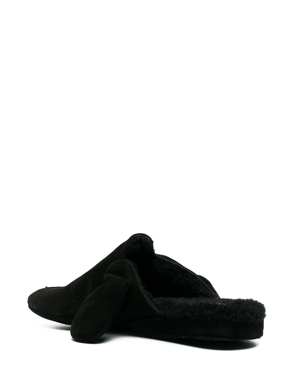 Thom Browne Stitched suede slippers of men 3 Thom Browne stitched suede slippers