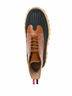 Thom Browne covered outsole wingtip boots