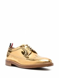 Thom Browne metallic longwing brogues