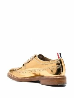 Thom Browne metallic longwing brogues