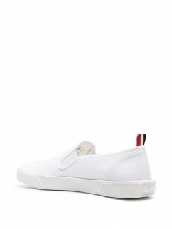 Thom Browne canvas slip-on sneakers