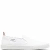 Thom Browne canvas slip-on sneakers