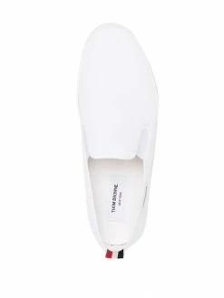 Thom Browne canvas slip-on sneakers