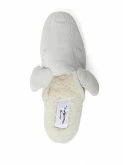 Thom Browne Hector shearling lined slippers of men 7 Thom Browne Hector shearling-lined slippers