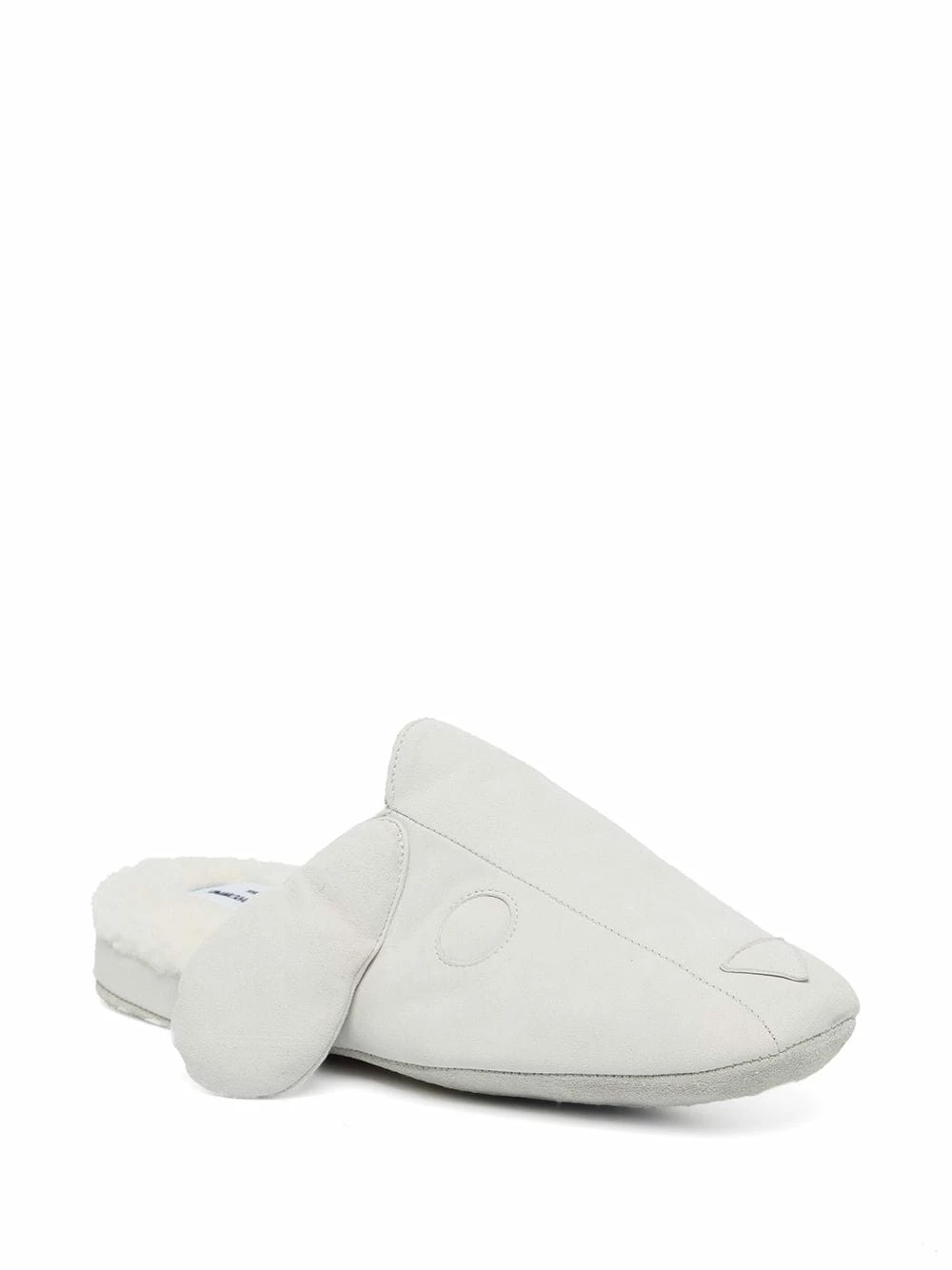Thom Browne Hector shearling lined slippers of men 2 Thom Browne Hector shearling-lined slippers