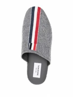 Thom Browne Striped felted slippers of men 7 Thom Browne striped felted slippers