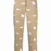 Thom Browne animal embroidered slim-fit trousers