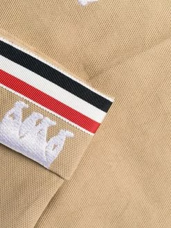 Thom Browne animal embroidered slim-fit trousers