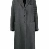 Thom Browne notched-lapel single-breasted coat