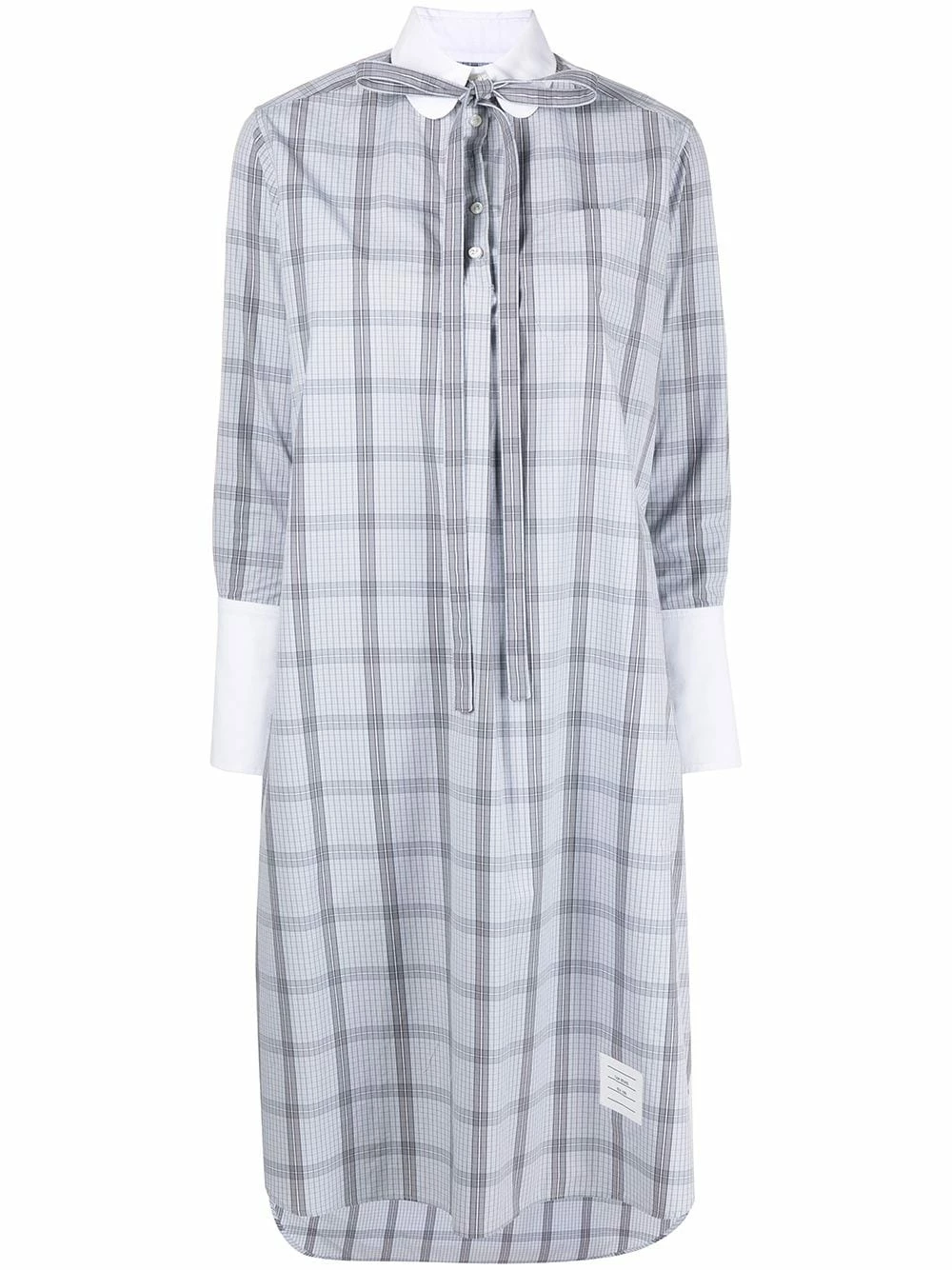 Thom Browne Check print shirt dress day dresses of women 1 Thom Browne check-print shirt dress