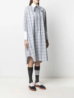 Thom Browne Check print shirt dress day dresses of women 9 Thom Browne check-print shirt dress