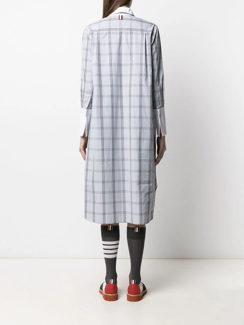 Thom Browne Check print shirt dress day dresses of women 4 Thom Browne check-print shirt dress