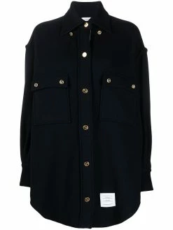 Thom Browne supersized tweed shirt