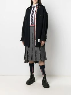 Thom Browne supersized tweed shirt