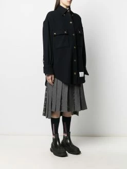 Thom Browne supersized tweed shirt