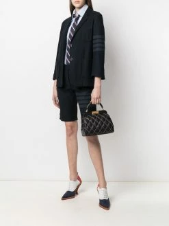 Thom Browne 4-Bar long sleeve button down shirt