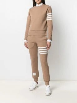 Thom Browne long-sleeve 4-Bar stripe sweatshirt