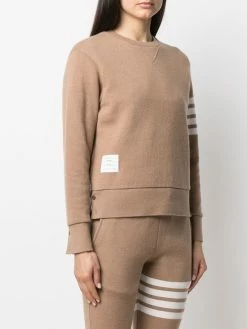 Thom Browne long-sleeve 4-Bar stripe sweatshirt