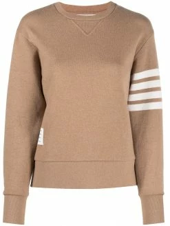Thom Browne long-sleeve 4-Bar stripe sweatshirt