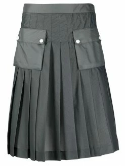 Thom Browne pleated mid-length skirt