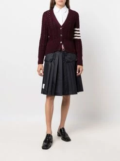 Thom Browne cargo-pocket pleated midi skirt