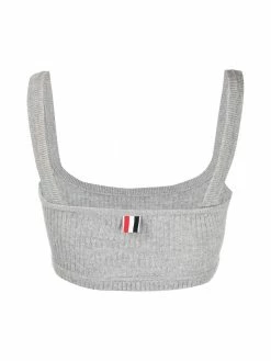 Thom Browne ribbed knitted bralette