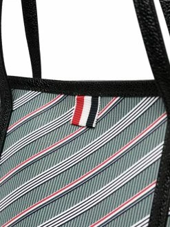 Thom Browne monogram-print tote bag