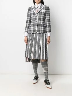 Thom Browne back pleated wool skirt