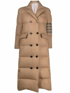Thom Browne 4-Bar padded double-breasted coat