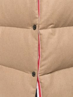 Thom Browne 4-Bar padded double-breasted coat