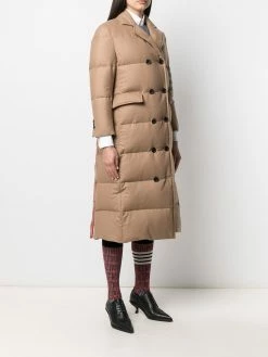 Thom Browne 4-Bar padded double-breasted coat