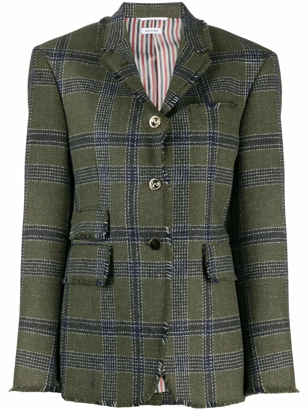 Thom Browne Madras check blazer blazers of women 1 Thom Browne madras-check blazer