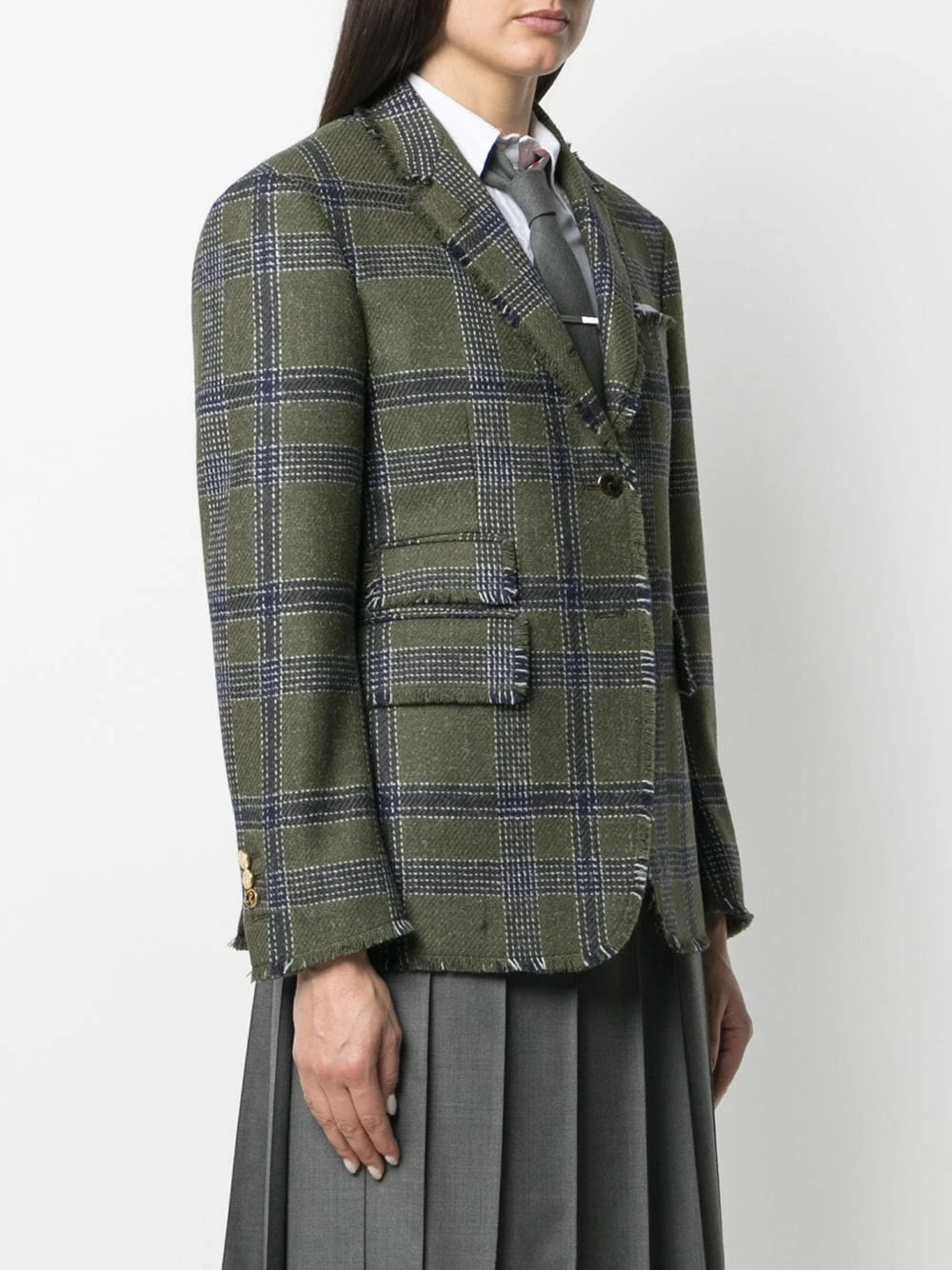Thom Browne Madras check blazer blazers of women 3 Thom Browne madras-check blazer