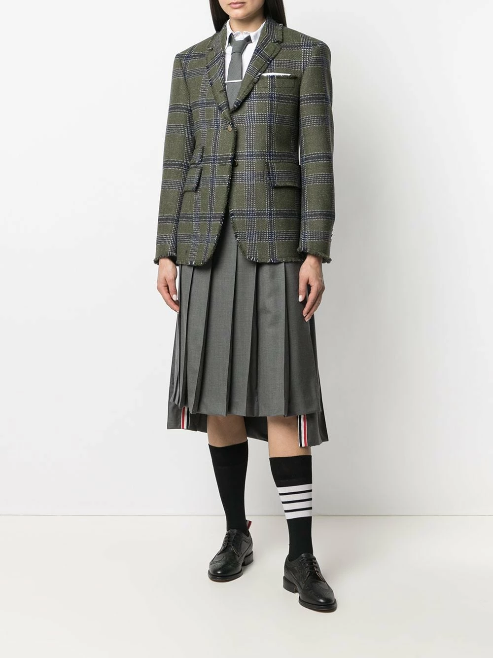 Thom Browne Madras check blazer blazers of women 2 Thom Browne madras-check blazer