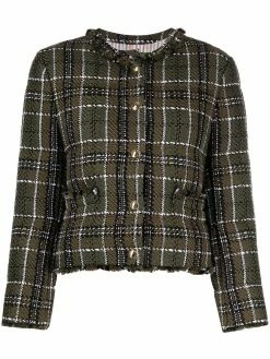 Thom Browne button-up tweed jacket