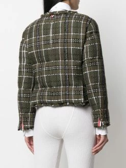 Thom Browne Button up tweed jacket tweed jackets of women 8 Thom Browne button-up tweed jacket