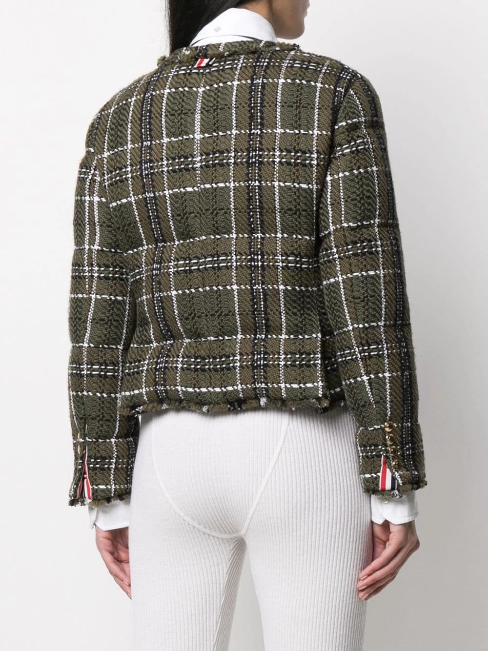Thom Browne Button up tweed jacket tweed jackets of women 4 Thom Browne button-up tweed jacket