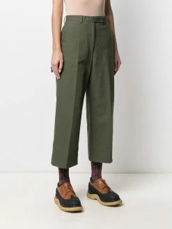 Thom Browne cropped cotton utility trousers
